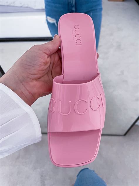 gucci jelly heels dupe|gucci marola jelly sandals.